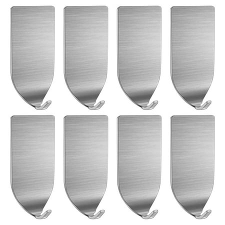 DraggmePartty 4/8Pcs Self Adhesive Hooks Stainless Steel Matte Bathroom Adhesive Hook Coat Hook Kit
DraggmePartty 4/8Pcs Self Adhesive Hooks Stainless Steel Matte Bathroom Adhesive Hook Coat Hook Kit