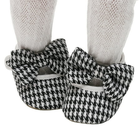 Jkerther Baby Girls Bow Flat Shoes Soft Sole Houndstooth Print Non-slip Dress Walking Shoes
Jkerther Baby Girls Bow Flat Shoes Soft Sole Houndstooth Print Non-slip Dress Walking Shoes