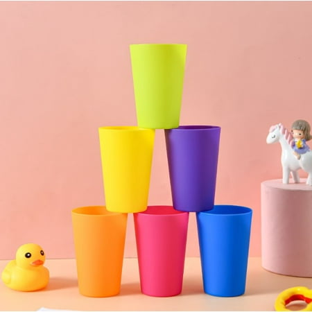 Artrylin Kids Plastic Dinnerware Set of 12 Multi-Color Cups Tumblers Reusable BPA-Free Dishwasher Safe 8.79oz 2.75inch*4.09inch
Artrylin Kids Plastic Dinnerware Set of 12 Multi-Color Cups Tumblers Reusable BPA-Free Dishwasher Safe 8.79oz 2.75inch*4.09inch