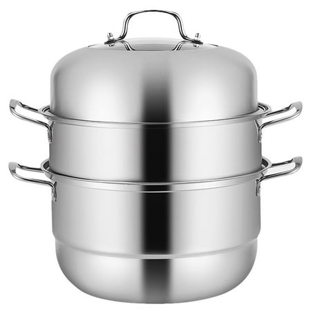 Etereauty 1pc Stainless Steel Stockpot Storage Container Home Supply (Three-layer 28cm)
Etereauty 1pc Stainless Steel Stockpot Storage Container Home Supply (Three-layer 28cm)