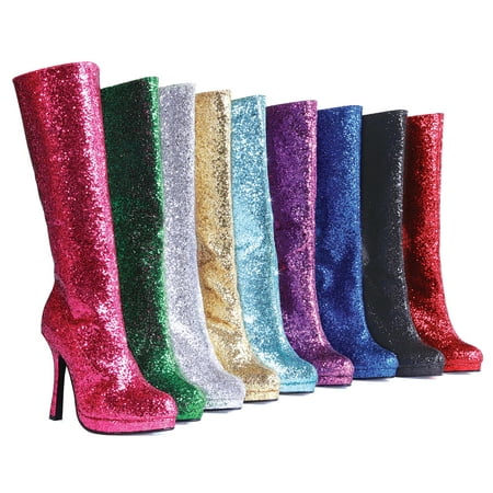ELLIE 421-ZARA WOMEN 4 Knee High Boot With Glitter. Women