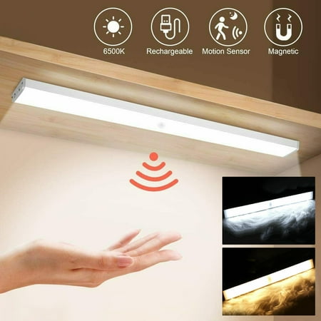 Motion Sensor Closet Lights SynCont LED Cordless Under Cabinet Lightening Wireless Stick-on Anywhere Battery Operated 60 LED Night Light Bar Safe Lights for Closet Cabinet Wardrobe Stairs
Motion Sensor Closet Lights SynCont LED Cordless Under Cabinet Lightening Wireless Stick-on Anywhere Battery Operated 60 LED Night Light Bar Safe Lights for Closet Cabinet Wardrobe Stairs