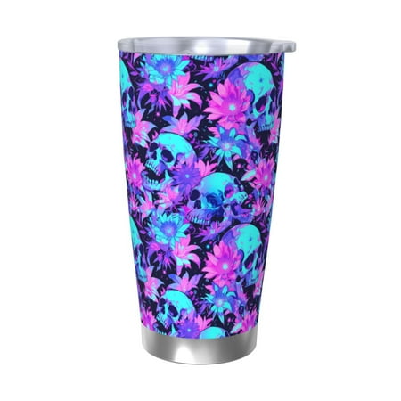 Susaid Flower Happy Skull Print 20oz Car Cup Insulated Coffee Cup Fully Spill Proof Travel Coffee Mug Stainless Steel Tumbler for Work Home Outdoor Car-Without Straw
Susaid Flower Happy Skull Print 20oz Car Cup Insulated Coffee Cup Fully Spill Proof Travel Coffee Mug Stainless Steel Tumbler for Work Home Outdoor Car-Without Straw