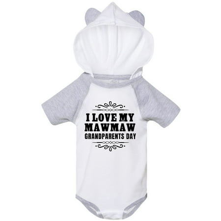 Inktastic Grandparents Day I Love My Mawmaw Gift Baby Boy or Baby Girl Bodysuit