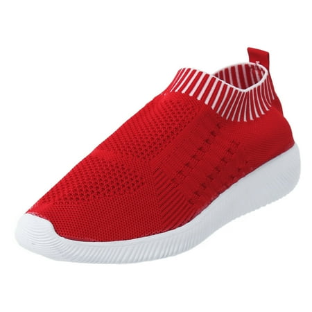 TOYFUNNY Summer Womens Sports Shoes Large Size Slip-On Mesh Breathable Light Comfortable And Casual
TOYFUNNY Summer Womens Sports Shoes Large Size Slip-On Mesh Breathable Light Comfortable And Casual