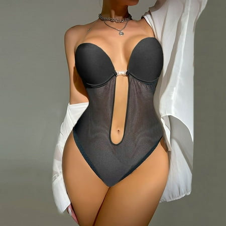 Knosfe Deep V Teddy Babydoll for Women Sexy Mesh Lingerie Women Sleepwear Chemise Nightgown Bodysuit XL
Knosfe Deep V Teddy Babydoll for Women Sexy Mesh Lingerie Women Sleepwear Chemise Nightgown Bodysuit XL