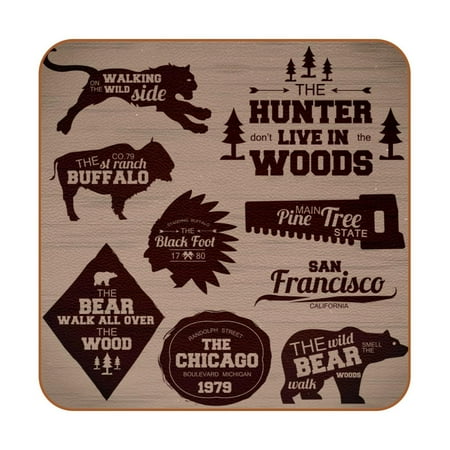OWNTA Vintage Animal Pattern Premium 6-Piece Square Coaster Set in Microfiber Leather - Non-Slip & Absorbent Cup Mats
OWNTA Vintage Animal Pattern Premium 6-Piece Square Coaster Set in Microfiber Leather - Non-Slip & Absorbent Cup Mats