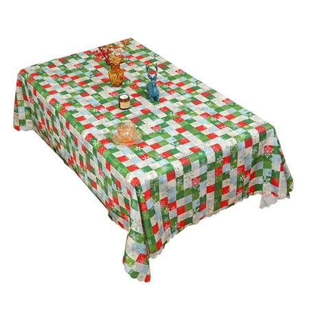 Haykey Table Cloth Christmas Rectangle Tablecloth Christmas Tablecloth