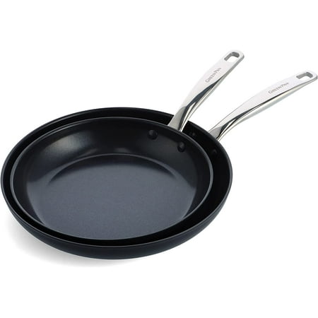 Chatham Black Prime Midnight Hard Anodized Healthy Ceramic Nonstick 10 and 12 Frying Pan Skillet Set PFAS-Free Dishwasher Safe Oven Safe Black
Chatham Black Prime Midnight Hard Anodized Healthy Ceramic Nonstick 10 and 12 Frying Pan Skillet Set PFAS-Free Dishwasher Safe Oven Safe Black