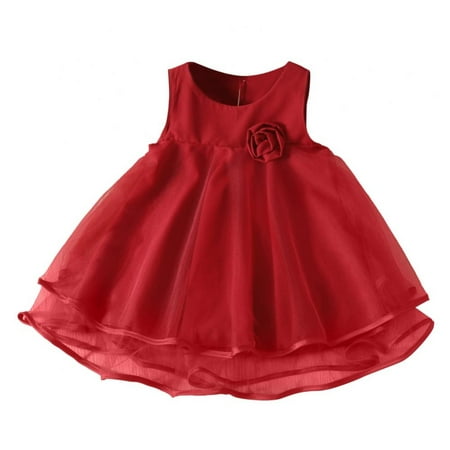 Toddler Girls Dresses Corsage Dress Flower Girls Dresses(little Girls), Red 12-18 Months
Toddler Girls Dresses Corsage Dress Flower Girls Dresses(little Girls), Red 12-18 Months