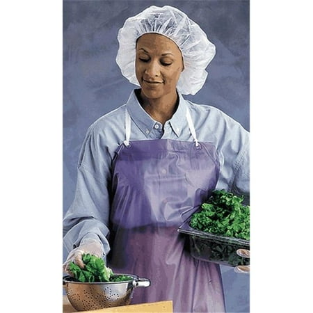 Ansell 012-56-009-33X54 6 Mil Raw Edge Vinyl Apron- Blue