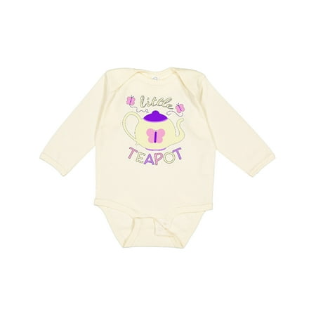 Inktastic Little Teapot Cute Teapot with Butterflies Gift Baby Boy or Baby Girl Long Sleeve Bodysuit
Inktastic Little Teapot Cute Teapot with Butterflies Gift Baby Boy or Baby Girl Long Sleeve Bodysuit