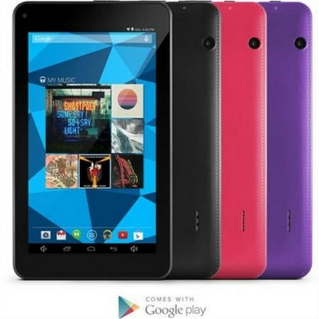 Refurbished Ematic EGD172PN Dual-Core with Android 4.4, Kit Kat and Google Play 7-Inch 8 GB Tablet
