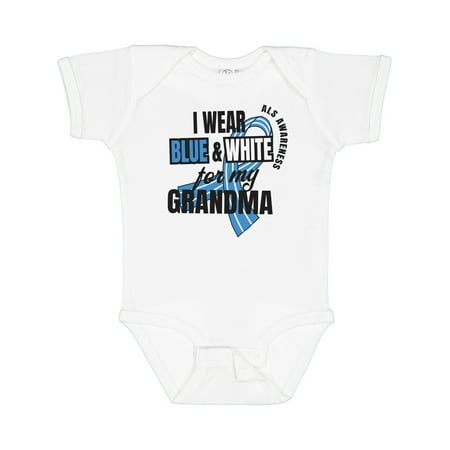 Inktastic I Wear Blue and White for My Grandma ALS Awareness Gift Baby Boy or Baby Girl Bodysuit
Inktastic I Wear Blue and White for My Grandma ALS Awareness Gift Baby Boy or Baby Girl Bodysuit