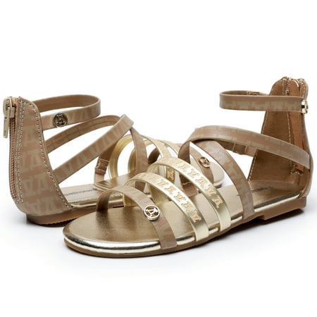 Girls Summer Gladiator Sandal Kids Casual Open Toe Strappy Sandals