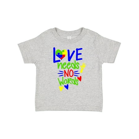 Inktastic Love Needs No Words Autism Awareness Puzzle Heart Gift Toddler Boy or Toddler Girl T-Shirt
Inktastic Love Needs No Words Autism Awareness Puzzle Heart Gift Toddler Boy or Toddler Girl T-Shirt