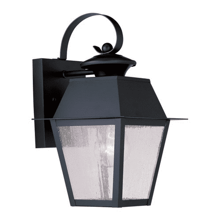 Wall Sconces 1 Light With Seeded Glass Black size 13 in 100 Watts - World of Crystal
Wall Sconces 1 Light With Seeded Glass Black size 13 in 100 Watts - World of Crystal