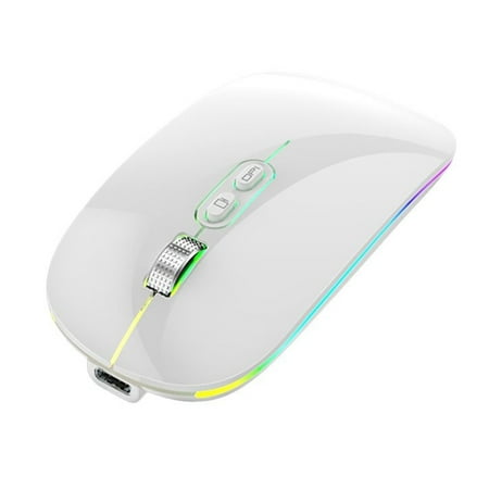 Walmeck 2.4G+BT5.1 Dual-mode Wireless Ergonomic 3-gear Adjustable DPI Built-in 500mAh Rechargeable Lithium Battery White
Walmeck 2.4G+BT5.1 Dual-mode Wireless Ergonomic 3-gear Adjustable DPI Built-in 500mAh Rechargeable Lithium Battery White