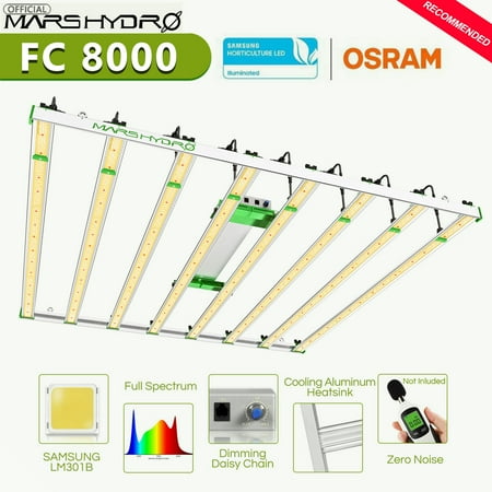 Mars Hydro FC 8000 800W LED Grow Light Samsung Commercial Vertical Farm Medical Indoor Lamp LED Grow Lamp
Mars Hydro FC 8000 800W LED Grow Light Samsung Commercial Vertical Farm Medical Indoor Lamp LED Grow Lamp
