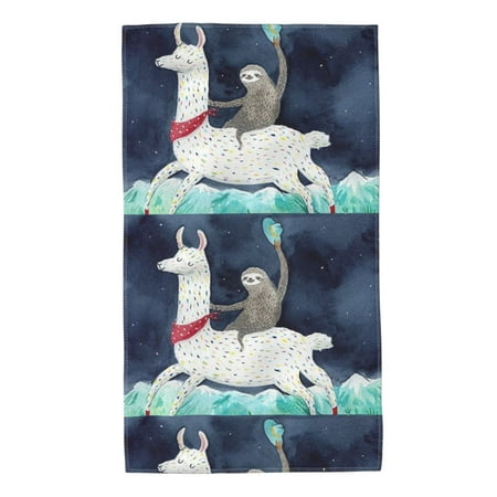 Home Towels Sloth Riding Llama Absorbent Hanging Hand Towel Small Bath Towel Decorative Kitchen Dish Guest Towel For Spa Gym Hote27.5x16in
Home Towels Sloth Riding Llama Absorbent Hanging Hand Towel Small Bath Towel Decorative Kitchen Dish Guest Towel For Spa Gym Hote27.5x16in