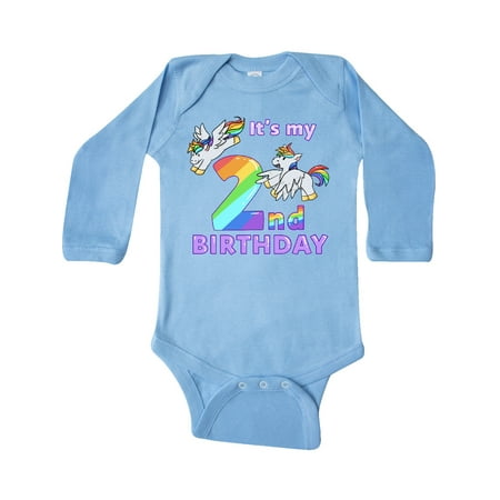Inktastic It s My 2nd Birthday Unicorn Gift Baby Boy or Baby Girl Long Sleeve Bodysuit
Inktastic It s My 2nd Birthday Unicorn Gift Baby Boy or Baby Girl Long Sleeve Bodysuit
