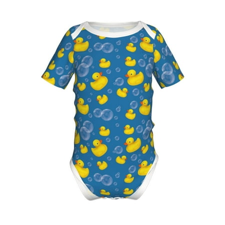 Yiaed Rubber Duck Print Infant Climbing Short Sleeve Onesie One-Piece Baby Bodysuit Clothes 0-12 Months -9M
Yiaed Rubber Duck Print Infant Climbing Short Sleeve Onesie One-Piece Baby Bodysuit Clothes 0-12 Months -9M