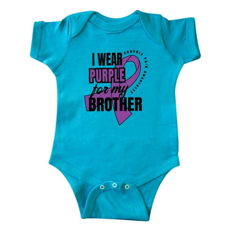 Inktastic Chronic Pain I Wear Purple For My Brother Gift Baby Boy or Baby Girl Bodysuit
Inktastic Chronic Pain I Wear Purple For My Brother Gift Baby Boy or Baby Girl Bodysuit