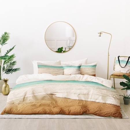 Bree Madden Ombre Beach Duvet Set by Deny Designs