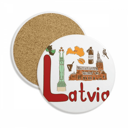 Latvia National symbol Landmark Pattern Coaster Cup Mug Tabletop Protection Absorbent Stone
Latvia National symbol Landmark Pattern Coaster Cup Mug Tabletop Protection Absorbent Stone