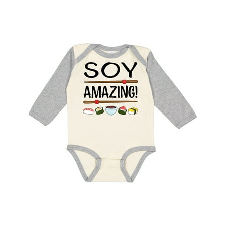 Inktastic Soy Amazing- fun with sushi Gift Baby Boy or Baby Girl Long Sleeve Bodysuit
Inktastic Soy Amazing- fun with sushi Gift Baby Boy or Baby Girl Long Sleeve Bodysuit
