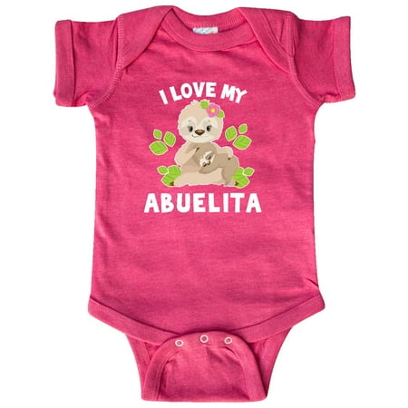 Inktastic Cute Sloth I Love My Abuelita with Green Leaves Gift Baby Boy or Baby Girl Bodysuit
Inktastic Cute Sloth I Love My Abuelita with Green Leaves Gift Baby Boy or Baby Girl Bodysuit