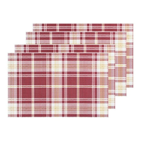 4Pcs Plaid Placemats Red Checkered Plaid Texture Decorative Heat Resistant Non-Slip Washable Place Mats for Kitchen Table Mats 17.7x11.8 inch
4Pcs Plaid Placemats Red Checkered Plaid Texture Decorative Heat Resistant Non-Slip Washable Place Mats for Kitchen Table Mats 17.7x11.8 inch