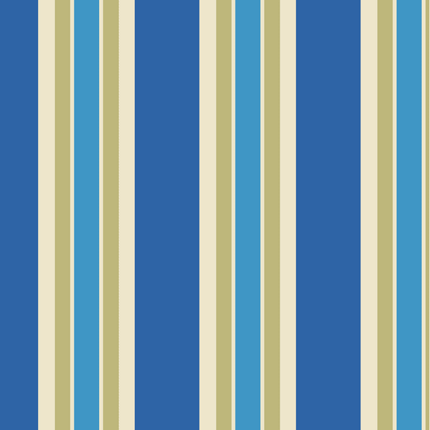 Waverly Inspirations Cotton Duck 45" LARGE STRIPE AZURE-TAN Fabric, per Yard