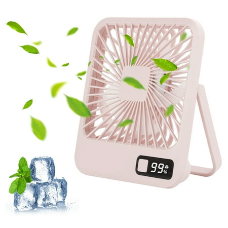 Usb Small Fan Desktop Foldable Fan Super Silent with Digital Display Screen Suspension Bracket with Fan Blades Pink
Usb Small Fan Desktop Foldable Fan Super Silent with Digital Display Screen Suspension Bracket with Fan Blades Pink