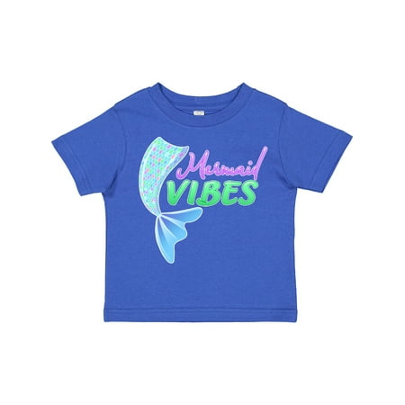 Inktastic Mermaid Vibes- Mermaid Tail Gift Toddler Toddler Girl T-Shirt