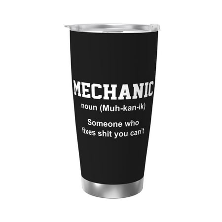 Mechanic Noun 20 Oz Water Bottle Insulated Tumblers Stainless Steel Cups Double Wall Tumbler with Lid
Mechanic Noun 20 Oz Water Bottle Insulated Tumblers Stainless Steel Cups Double Wall Tumbler with Lid