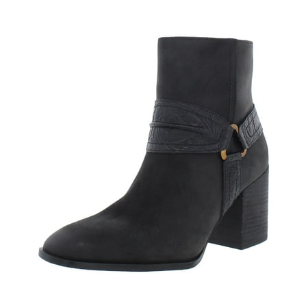 Vionic Womens Carnelia Nubuck Square Toe Ankle Boots