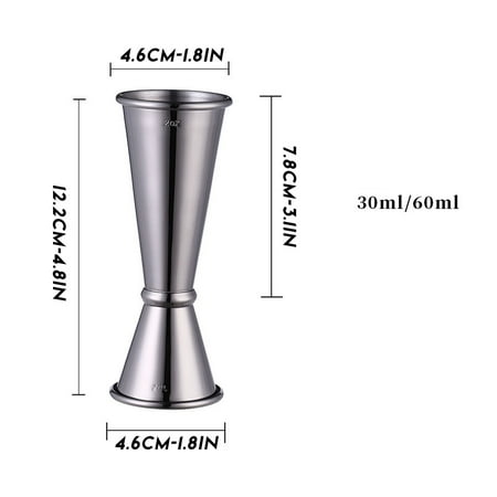 iOPQO rack 304 Stainless Steel Ounce GlWine Measurer Double Head Gl30/60ML glass racks
iOPQO rack 304 Stainless Steel Ounce GlWine Measurer Double Head Gl30/60ML glass racks