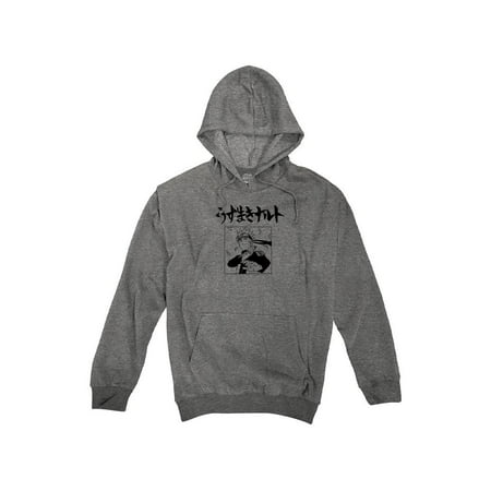Ripple Junction Naruto Shippuden Adult Unisex Collage Pull Over Fleece Hoodie XS Heather Grey