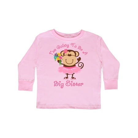 Inktastic Monkey Future Big Sister Gift Toddler Toddler Girl Long Sleeve T-Shirt 
Inktastic Monkey Future Big Sister Gift Toddler Toddler Girl Long Sleeve T-Shirt