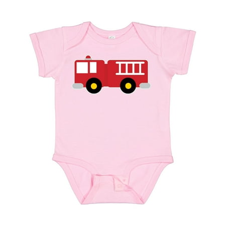 Inktastic Fire Truck Childs Fireman Gift Baby Boy or Baby Girl Bodysuit