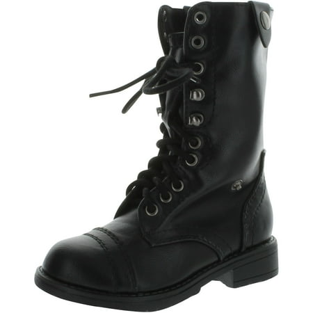 Soda Girl s Oralee Combat Military Boots with Camo