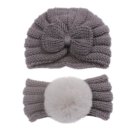 Rovga Hats For Boys Girls Toddler Baby Knitted Cap Beaniess Knotted Elastics Turban Hat Headband Headwear Set 
Rovga Hats For Boys Girls Toddler Baby Knitted Cap Beaniess Knotted Elastics Turban Hat Headband Headwear Set