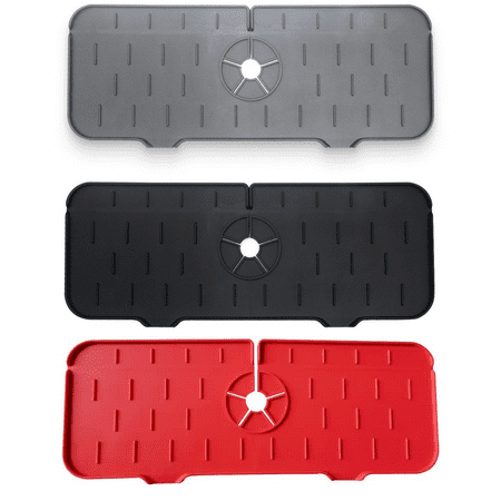 SESSLIFE 3 PCS Silicone Sink Faucet Mat for Kitchen Bathroom Bar RV Kitchen Sink Splash Guard Bathroom Faucet Water Catcher Mat Super Absorbent Rubber Drying Pad
SESSLIFE 3 PCS Silicone Sink Faucet Mat for Kitchen Bathroom Bar RV Kitchen Sink Splash Guard Bathroom Faucet Water Catcher Mat Super Absorbent Rubber Drying Pad