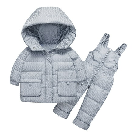 TUOBARR Winter Baby Boys Girls Polka Dot Printing Thickened Down Jacket Strap Pants Two-piece Suit Gray(1-4Years)
TUOBARR Winter Baby Boys Girls Polka Dot Printing Thickened Down Jacket Strap Pants Two-piece Suit Gray(1-4Years)