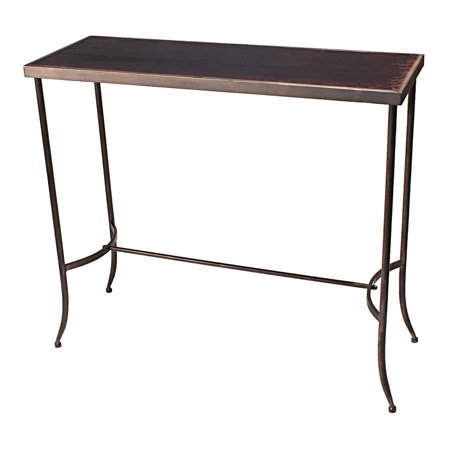 BAUHAUS TAPERED LEG METAL CONSOLE TABLE