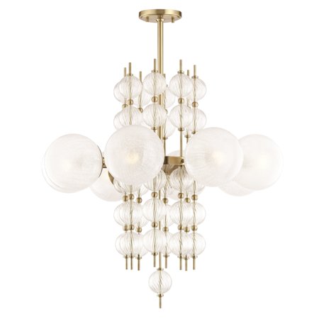 Hudson Valley Lighting Hudson Valley Calypso 8-light Aged Brass Chandelier