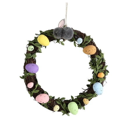 Relanfenk Easter Handmade Rattan Decoration Rabbit Shape Wreath DIY Wreath Foldable Rattan Rabbit Pendant
Relanfenk Easter Handmade Rattan Decoration Rabbit Shape Wreath DIY Wreath Foldable Rattan Rabbit Pendant