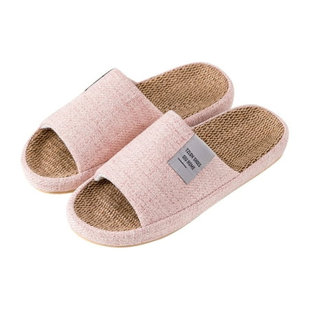 Aayomet House Slippers Women House Shoes Home Slippers Flip Flops Flax Slippers Indoor Bedroom Spring Autumn Ladies Footwear Pink 5.5
Aayomet House Slippers Women House Shoes Home Slippers Flip Flops Flax Slippers Indoor Bedroom Spring Autumn Ladies Footwear Pink 5.5