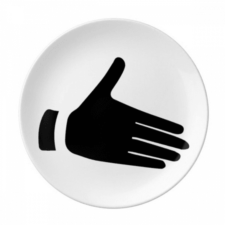 Reach Out Gesture Outline Pattern Plate Decorative Porcelain Salver Tableware Dinner Dish
Reach Out Gesture Outline Pattern Plate Decorative Porcelain Salver Tableware Dinner Dish